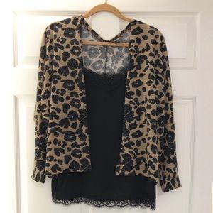 Leopard Print Lightweight Sweater